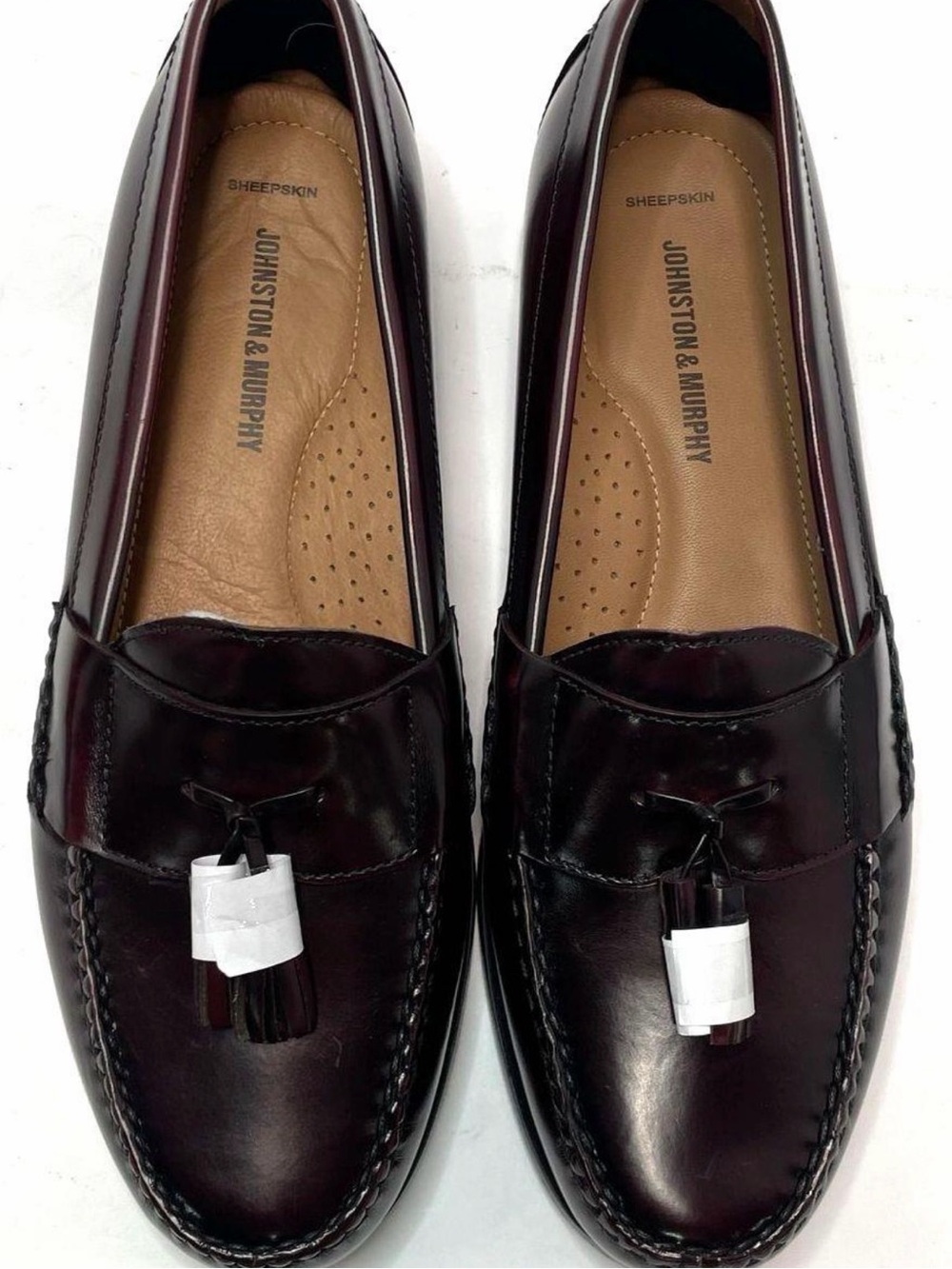 Johnston & Murphy Burgundy Leather
Loafers - Size 10.5